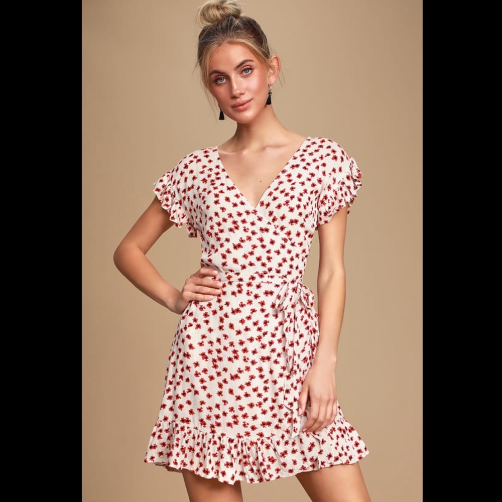Billabong Floral Wrap Dress NWT